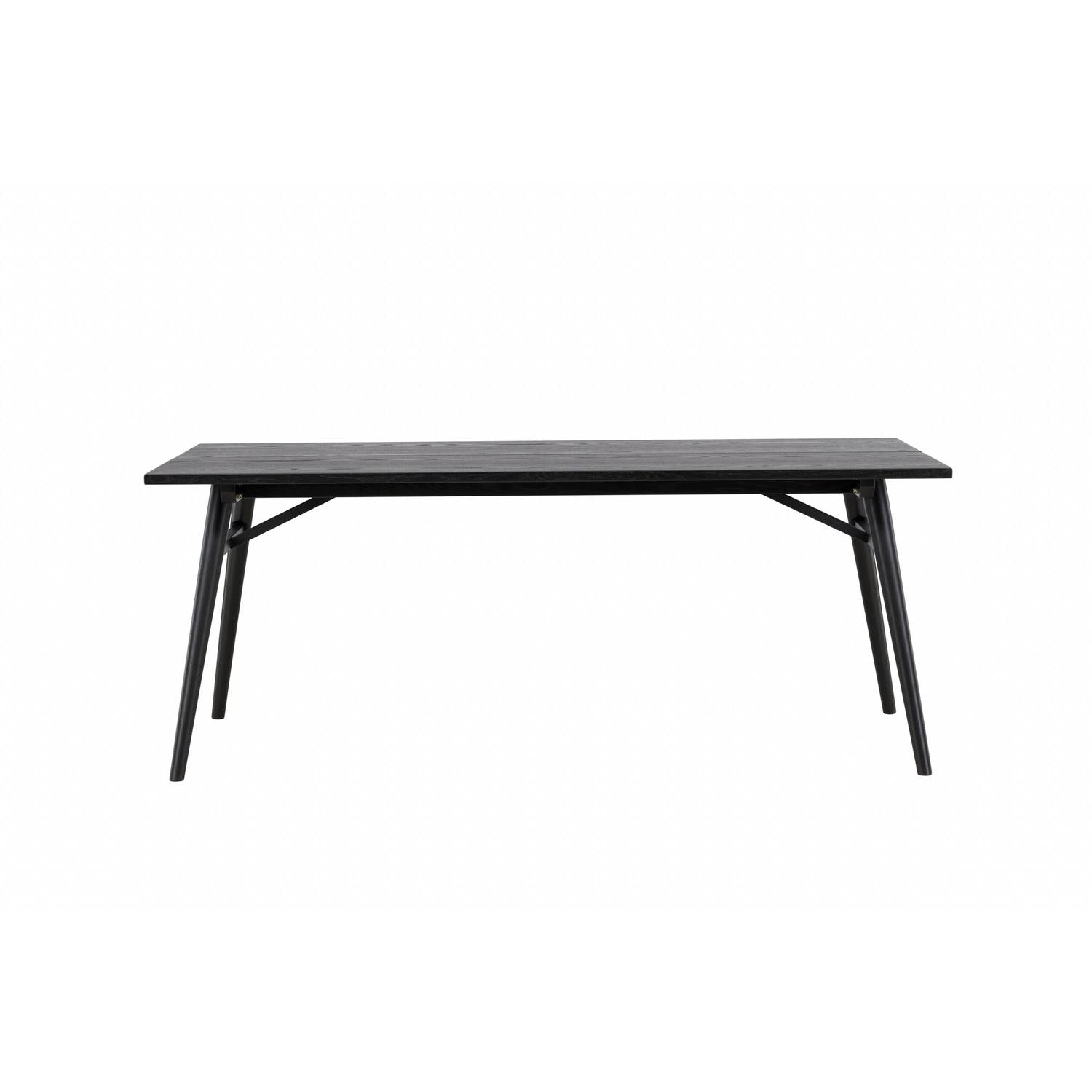 Esstisch Sleek ausziehbar 190-280cm - Schwarz-Esstische ausziehbar-Venture Home-le canapé