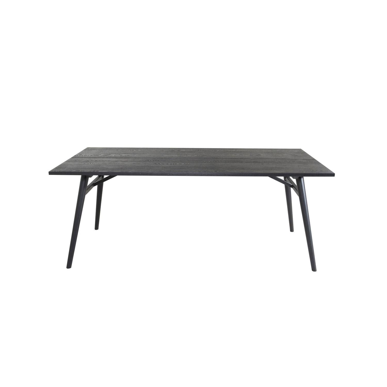 Esstisch Sleek ausziehbar 190-280cm - Schwarz-Esstische ausziehbar-Venture Home-le canapé