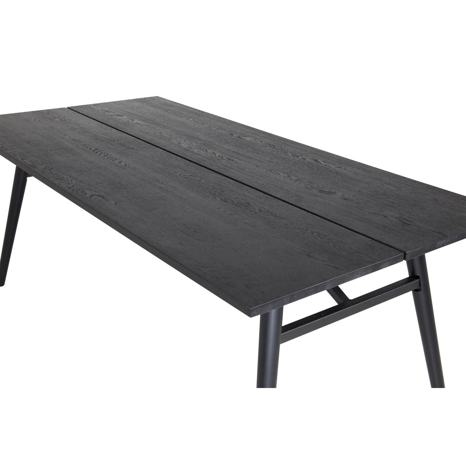 Esstisch Sleek ausziehbar 190-280cm - Schwarz-Esstische ausziehbar-Venture Home-le canapé