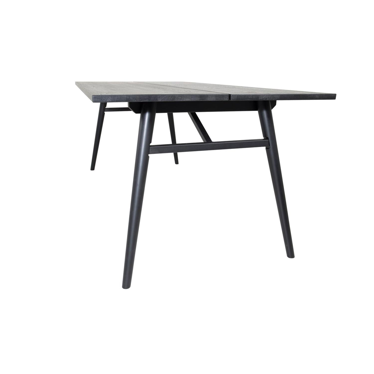 Esstisch Sleek ausziehbar 190-280cm - Schwarz-Esstische ausziehbar-Venture Home-le canapé