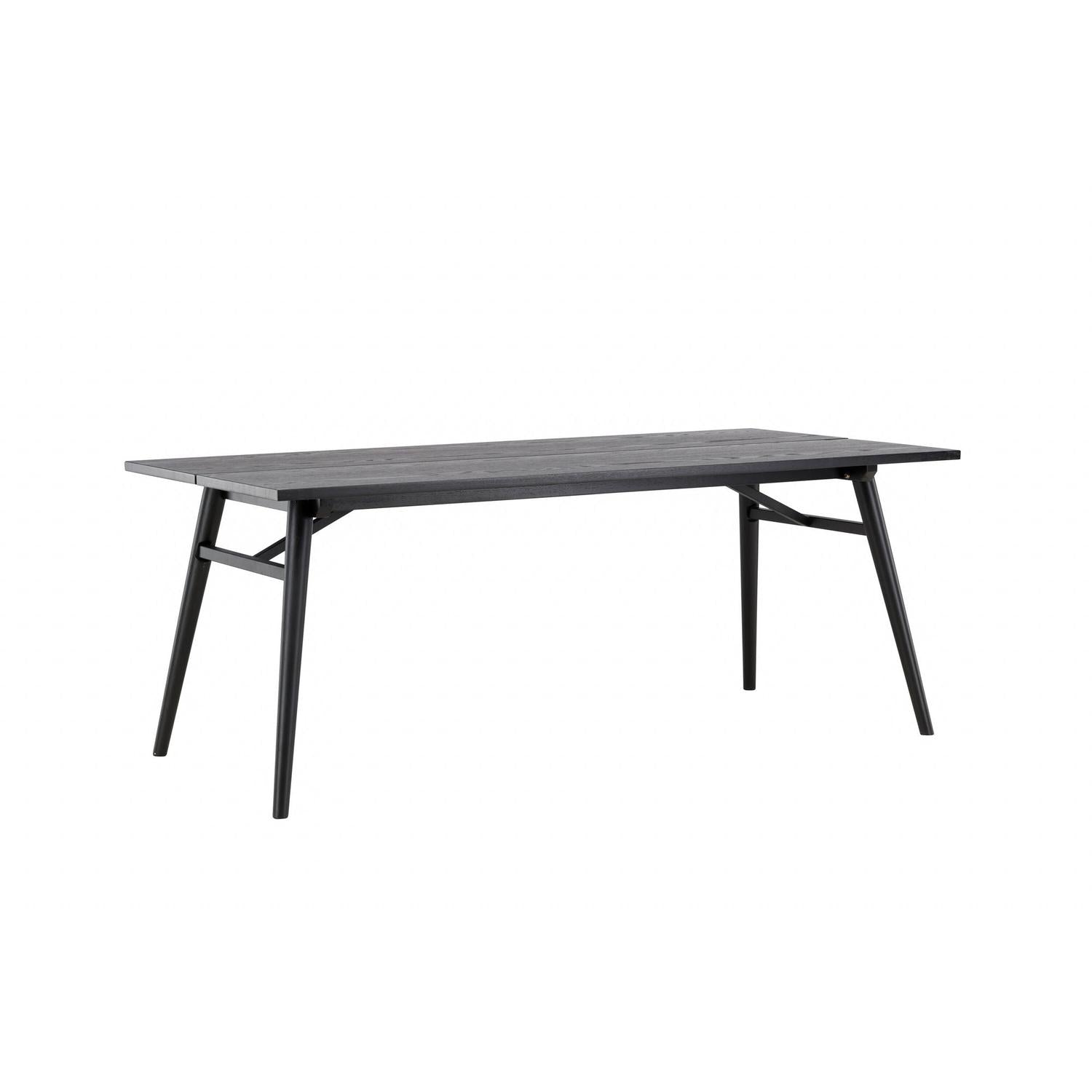 Esstisch Sleek ausziehbar 190-280cm - Schwarz-Esstische ausziehbar-Venture Home-le canapé