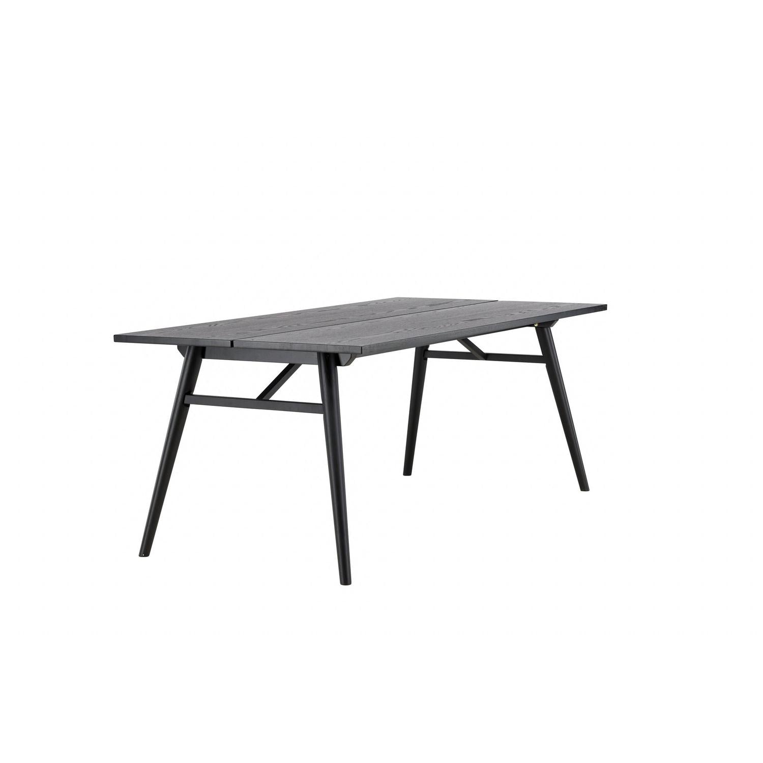 Esstisch Sleek ausziehbar 190-280cm - Schwarz-Esstische ausziehbar-Venture Home-le canapé