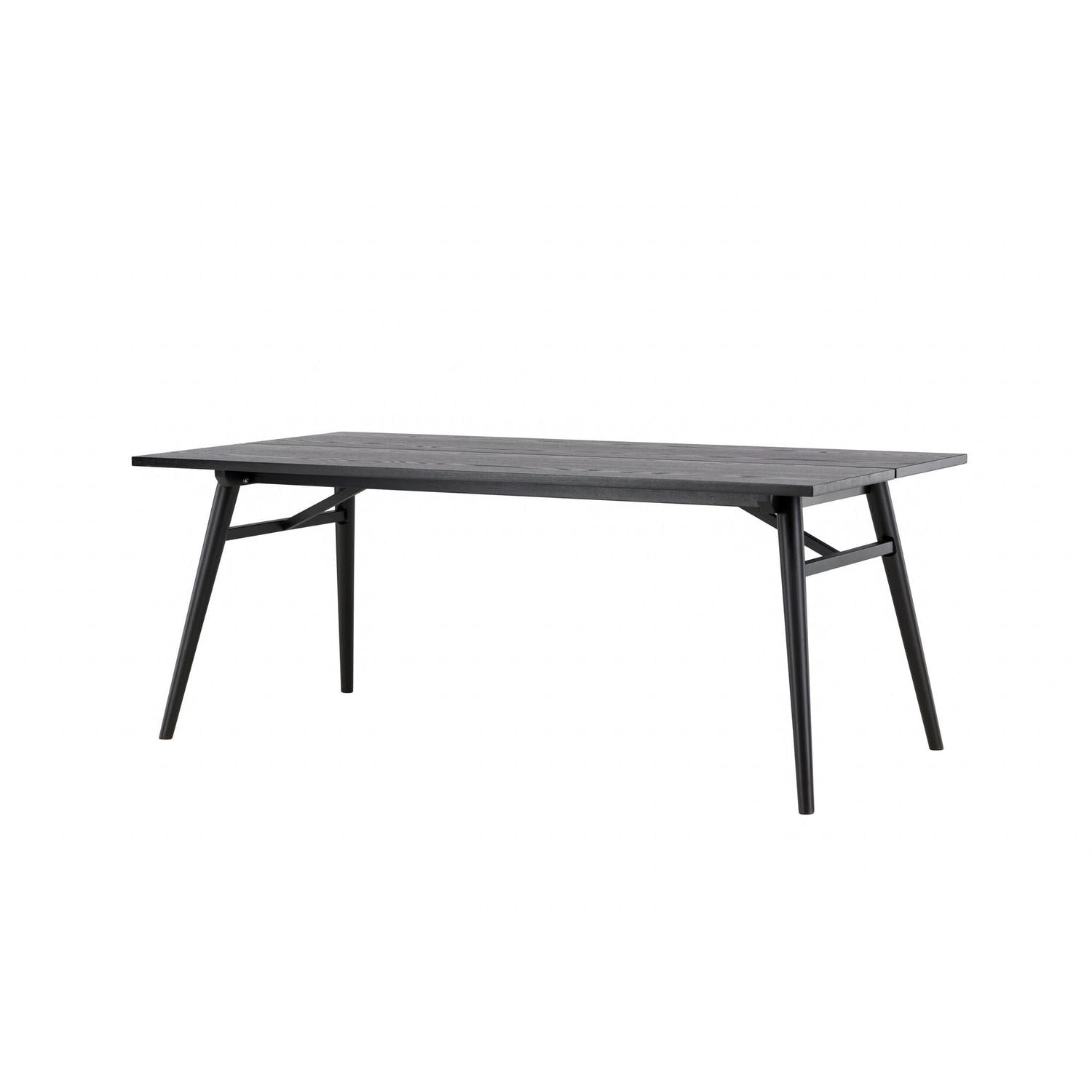 Esstisch Sleek ausziehbar 190-280cm - Schwarz-Esstische ausziehbar-Venture Home-le canapé