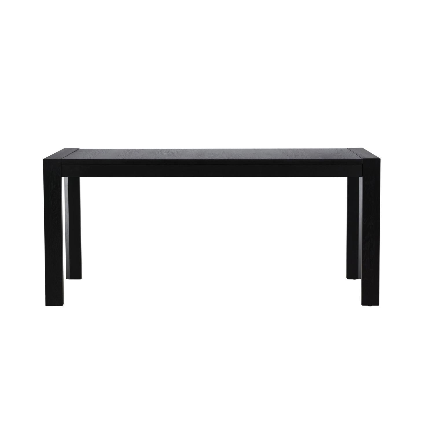 Esstisch Slider ausziehbar 170-250cm aus Eichenholz - Schwarz-Esstische ausziehbar-Vind-le canapé