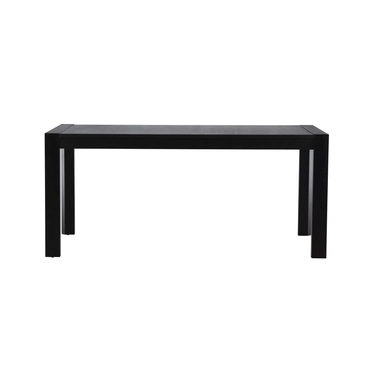 Esstisch Slider ausziehbar 170-250cm aus Eichenholz - Schwarz-Esstische ausziehbar-Vind-le canapé