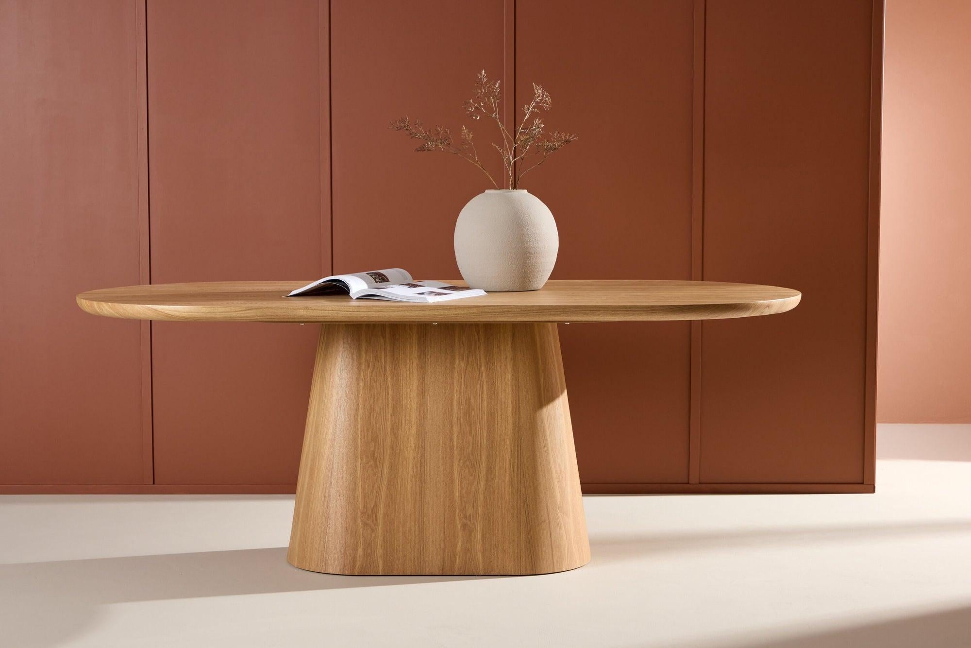 Esstisch Stjärnö Oval 200*90cm - Natur-Esstisch Oval-Venture Home-le canapé