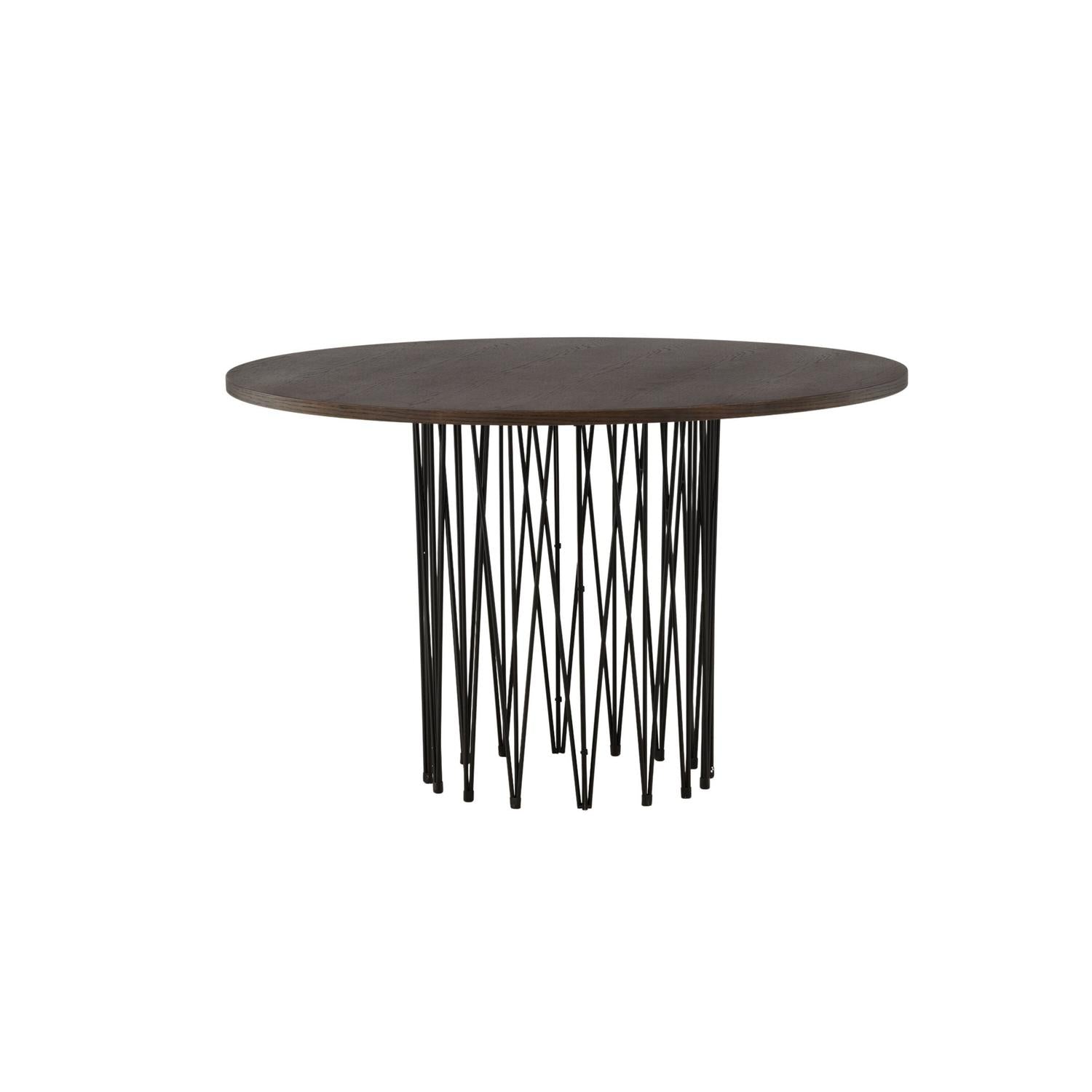 Esstisch Stone Ø120cm - Mokka-Esstisch Rund-Venture Home-le canapé