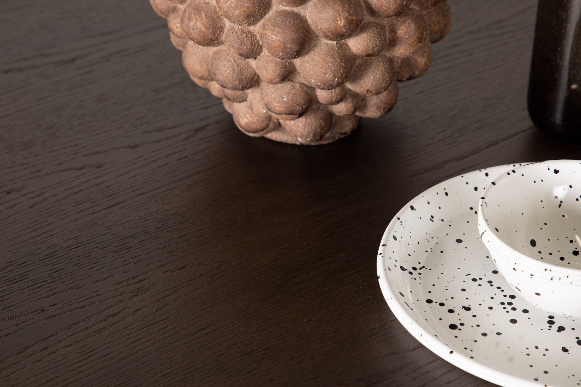 Esstisch Stone Ø120cm - Mokka-Esstisch Rund-Venture Home-le canapé