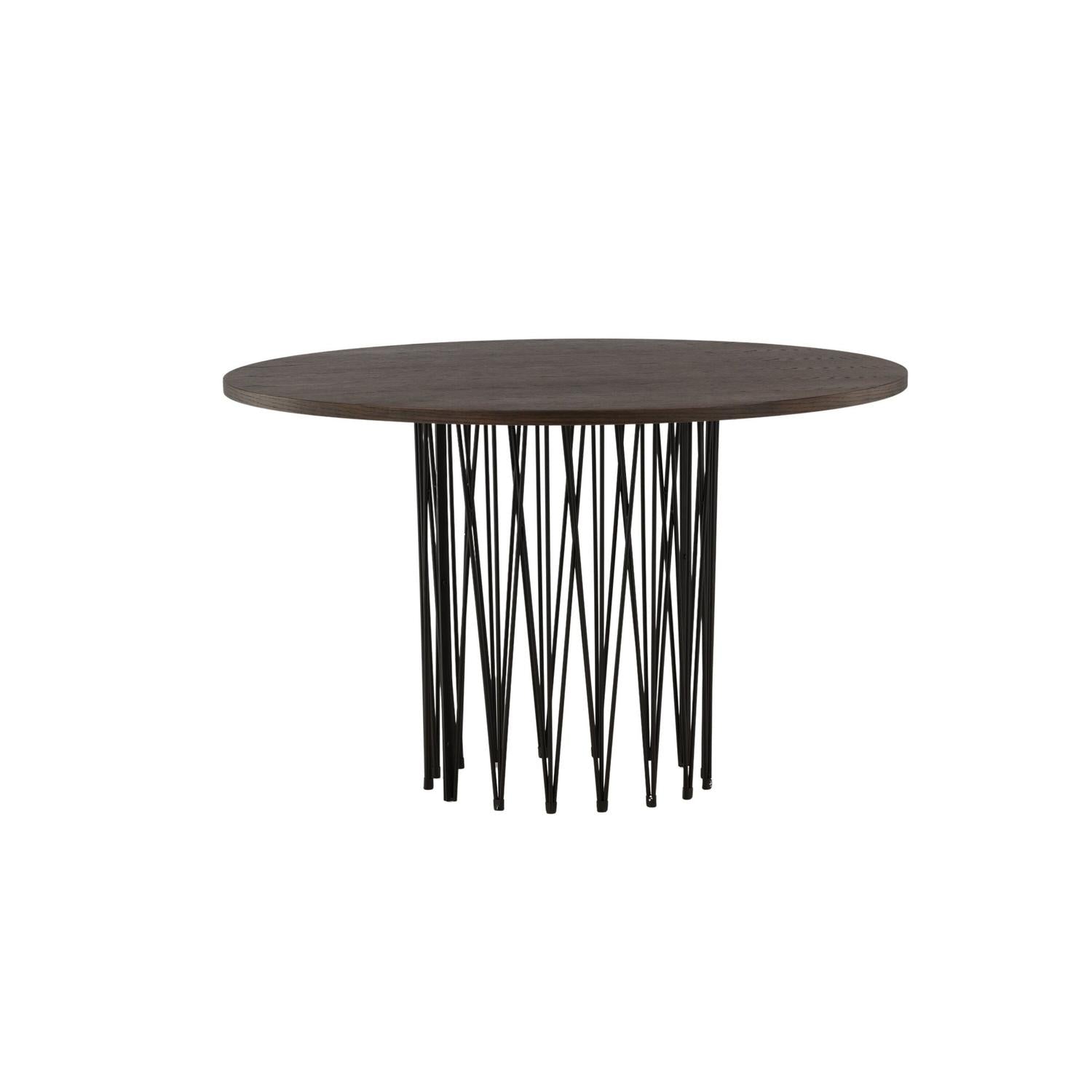 Esstisch Stone Ø120cm - Mokka-Esstisch Rund-Venture Home-le canapé