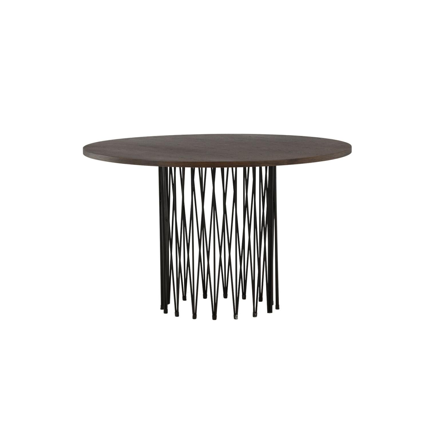 Esstisch Stone Ø120cm - Mokka-Esstisch Rund-Venture Home-le canapé