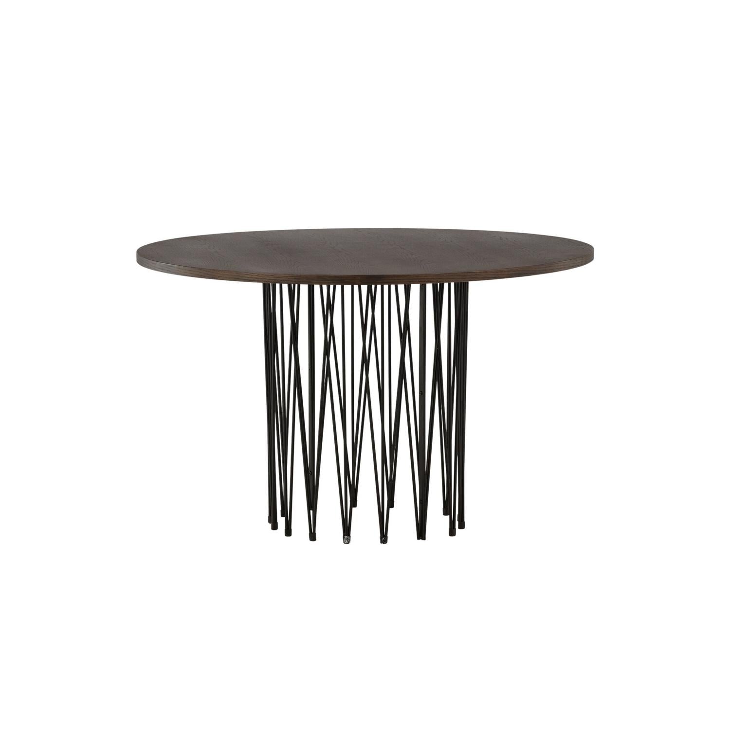 Esstisch Stone Ø120cm - Mokka-Esstisch Rund-Venture Home-le canapé