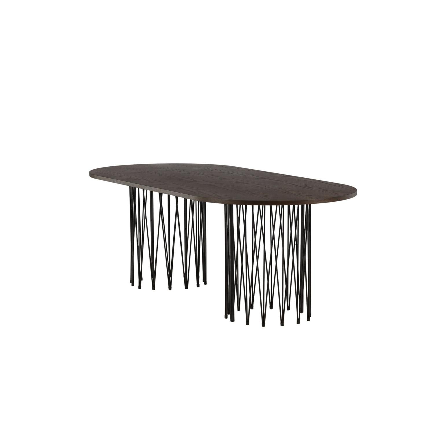 Esstisch Stone Oval 220cm - Mokka-Esstische Oval-Venture Home-le canapé