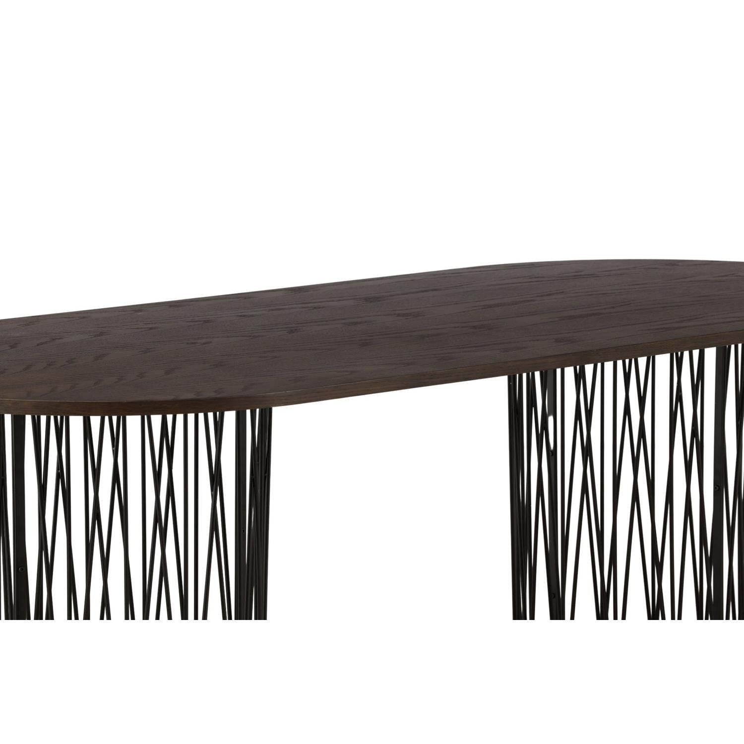 Esstisch Stone Oval 220cm - Mokka-Esstische Oval-Venture Home-le canapé