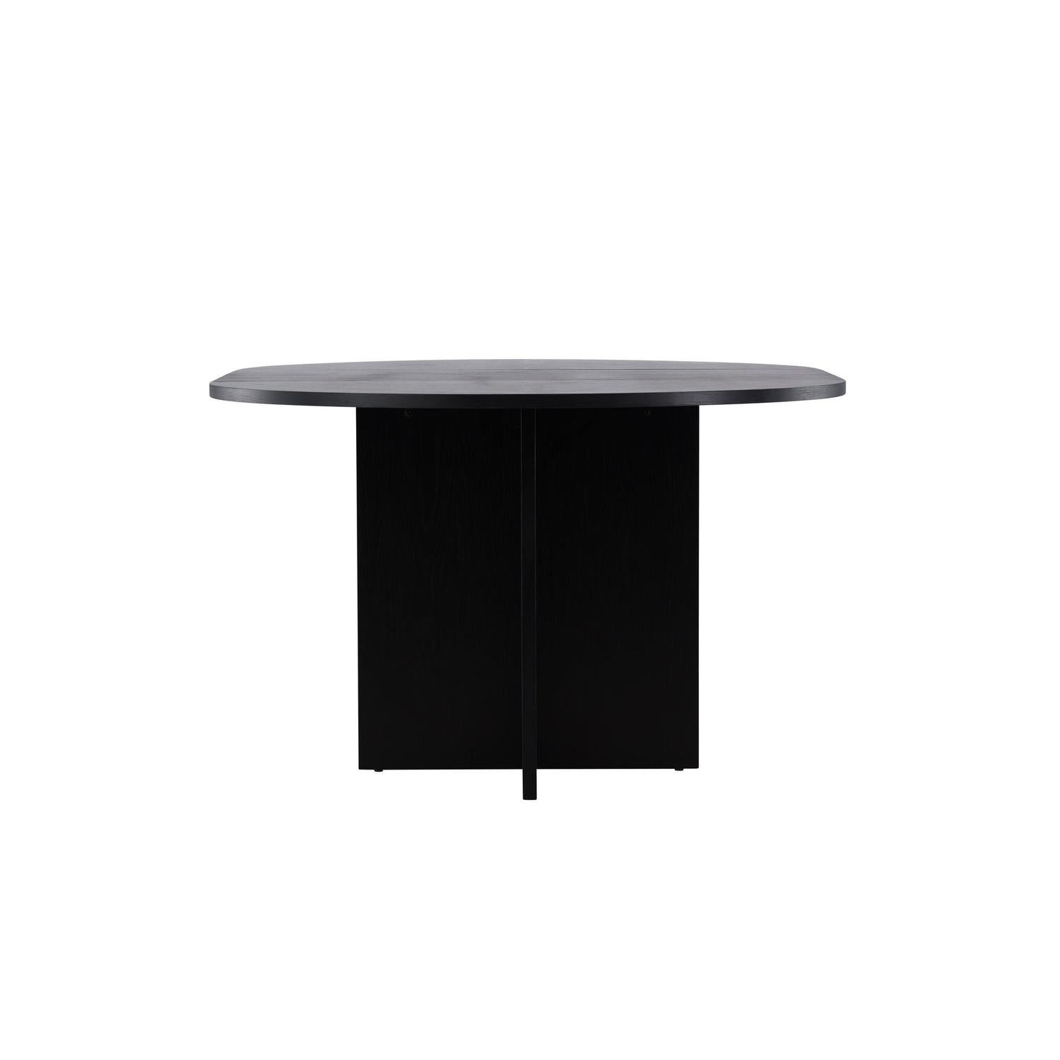 Esstisch Strada ausziehbar aus Holzwerkstoff 120-170x74 cm - Schwarz-Esstisch ausziehbar-Venture Home-le canapé