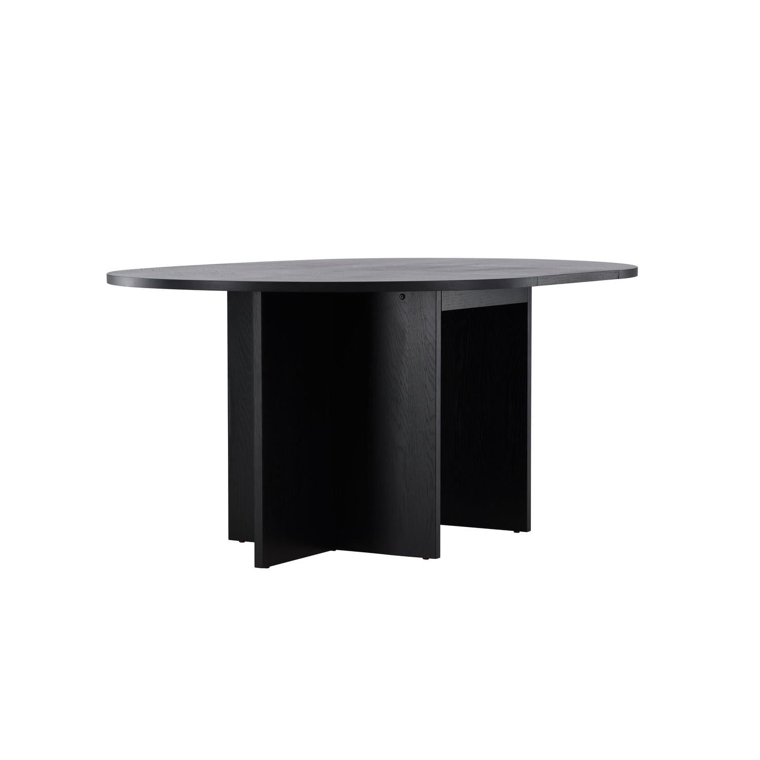 Esstisch Strada ausziehbar aus Holzwerkstoff 120-170x74 cm - Schwarz-Esstisch ausziehbar-Venture Home-le canapé