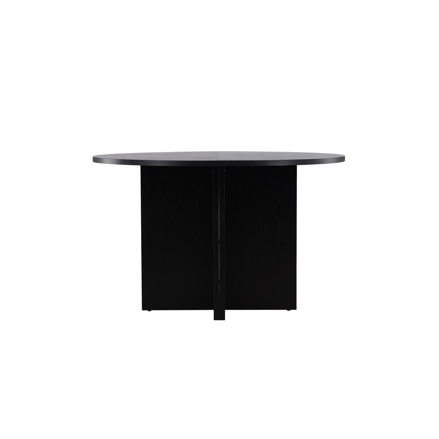 Esstisch Strada ausziehbar aus Holzwerkstoff 120-170x74 cm - Schwarz-Esstisch ausziehbar-Venture Home-le canapé