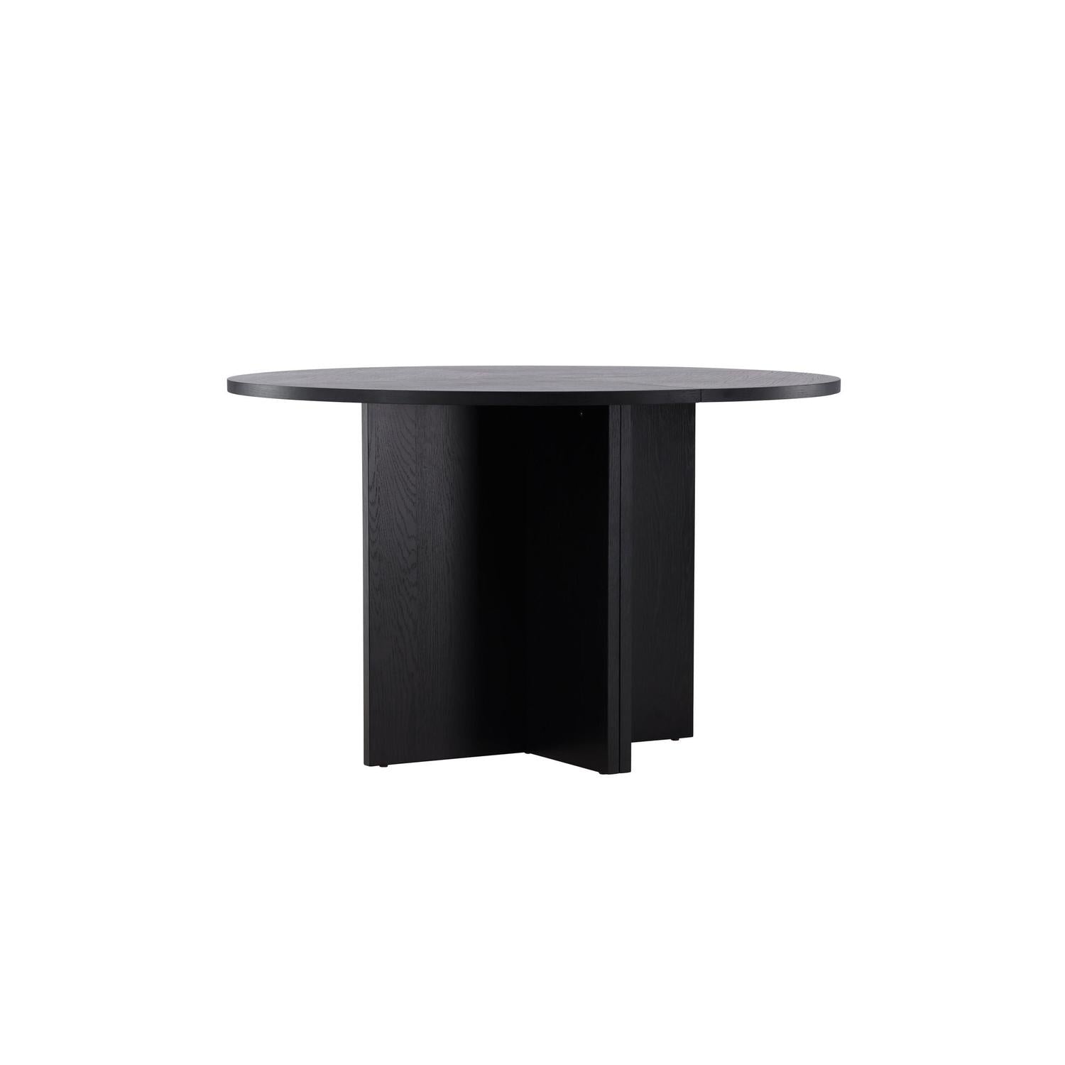 Esstisch Strada ausziehbar aus Holzwerkstoff 120-170x74 cm - Schwarz-Esstisch ausziehbar-Venture Home-le canapé