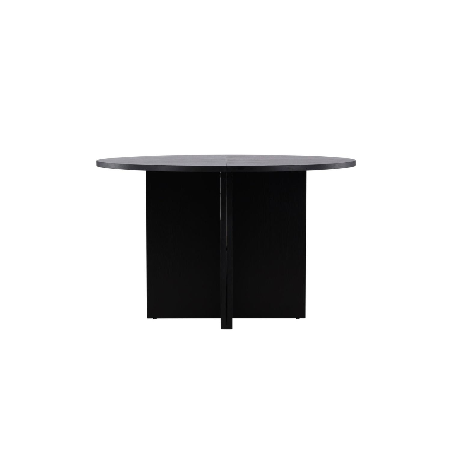 Esstisch Strada ausziehbar aus Holzwerkstoff 120-170x74 cm - Schwarz-Esstisch ausziehbar-Venture Home-le canapé