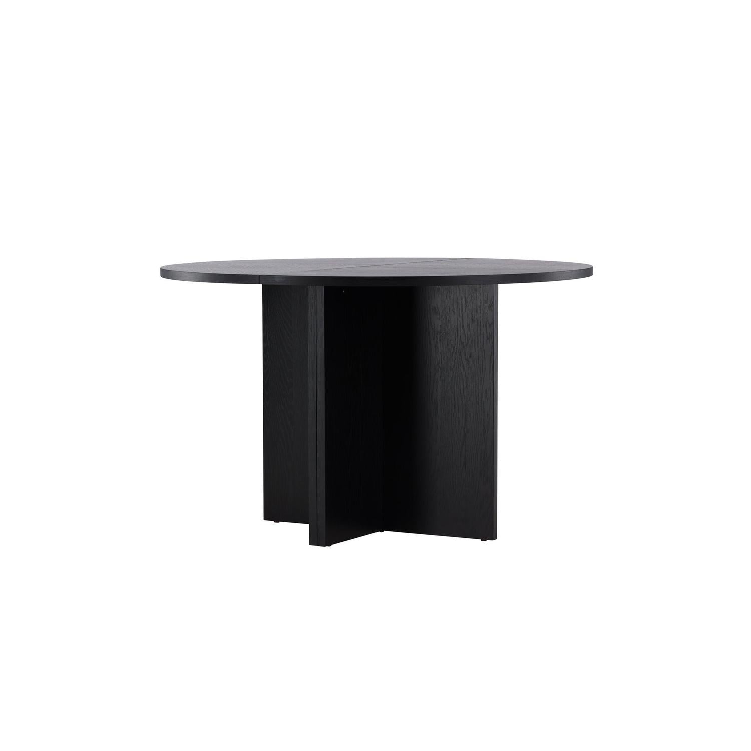 Esstisch Strada ausziehbar aus Holzwerkstoff 120-170x74 cm - Schwarz-Esstisch ausziehbar-Venture Home-le canapé