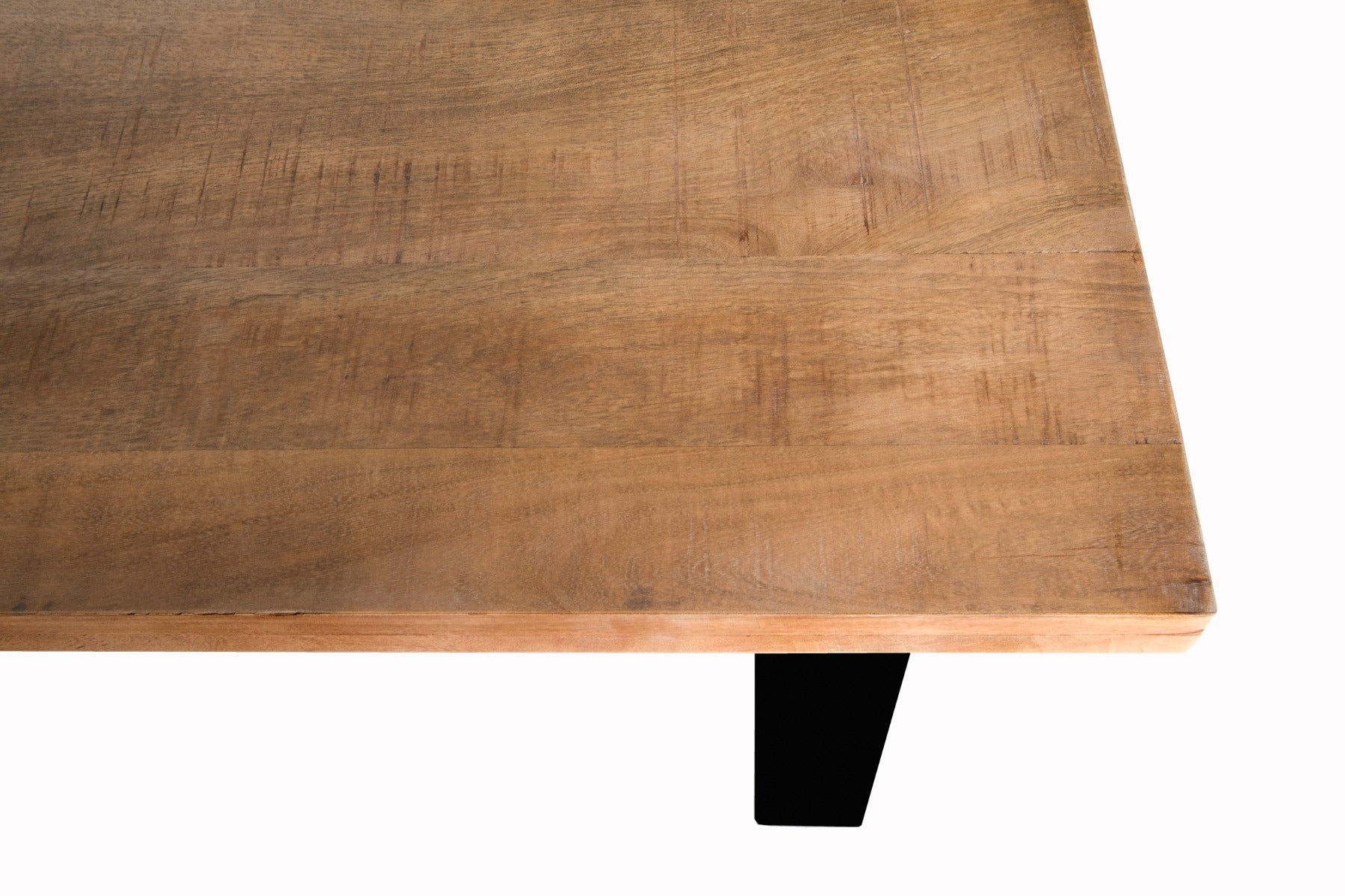 Esstisch Sturdy 200*100cm aus Mangoholz - Braun-Esstisch Rechteckig-Livingfurn-le canapé