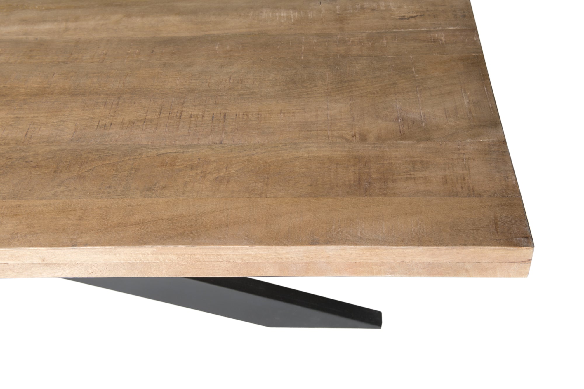 Esstisch Sturdy aus Mangoholz 240*100cm - Hellbraun-Esstisch Rechteckig-Livingfurn-le canapé