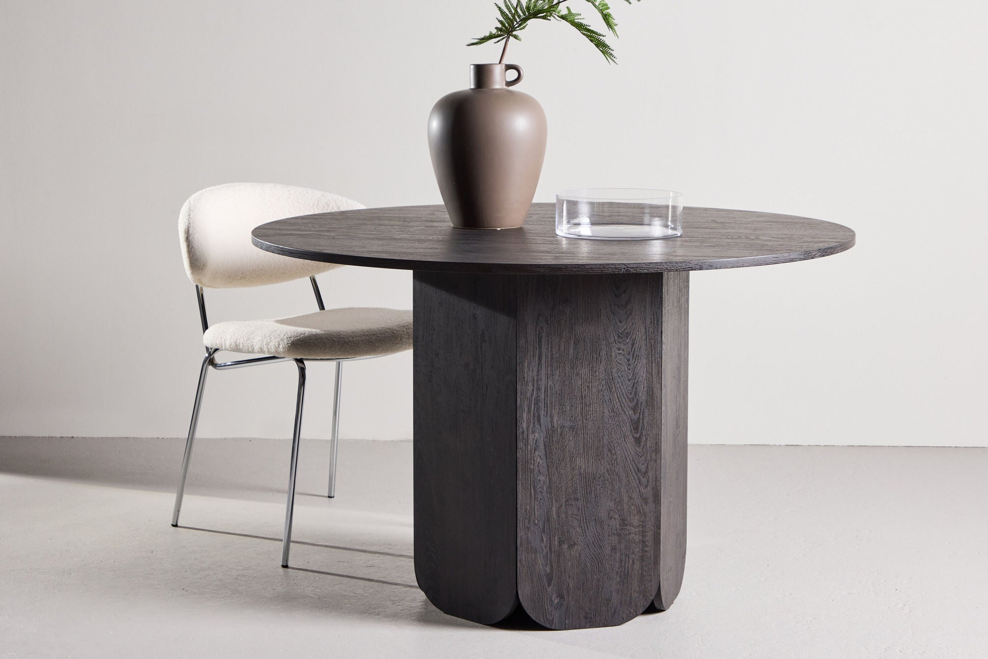 Esstisch Tekla Ø120cm - Schwarz-Esstisch Rund-Venture Home-le canapé