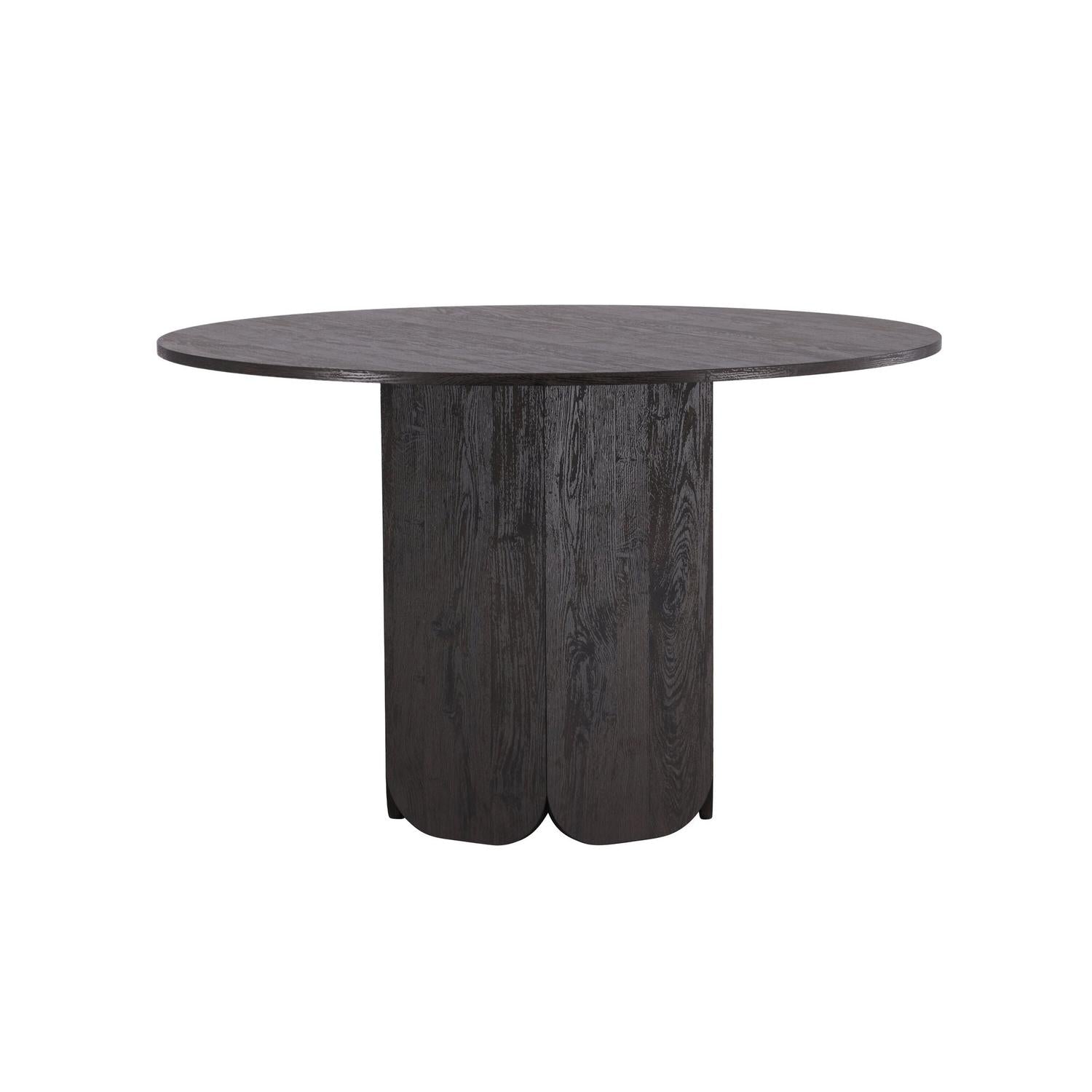 Esstisch Tekla Ø120cm - Schwarz-Esstisch Rund-Venture Home-le canapé