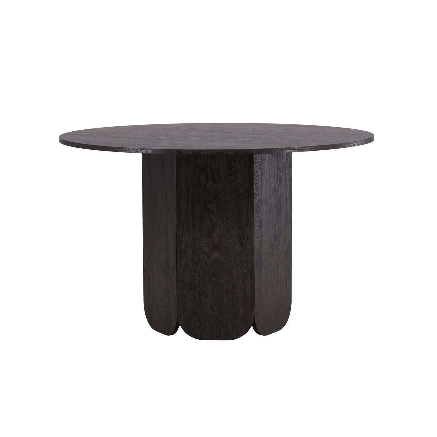 Esstisch Tekla Ø120cm - Schwarz-Esstische Rund-Venture Home-le canapé
