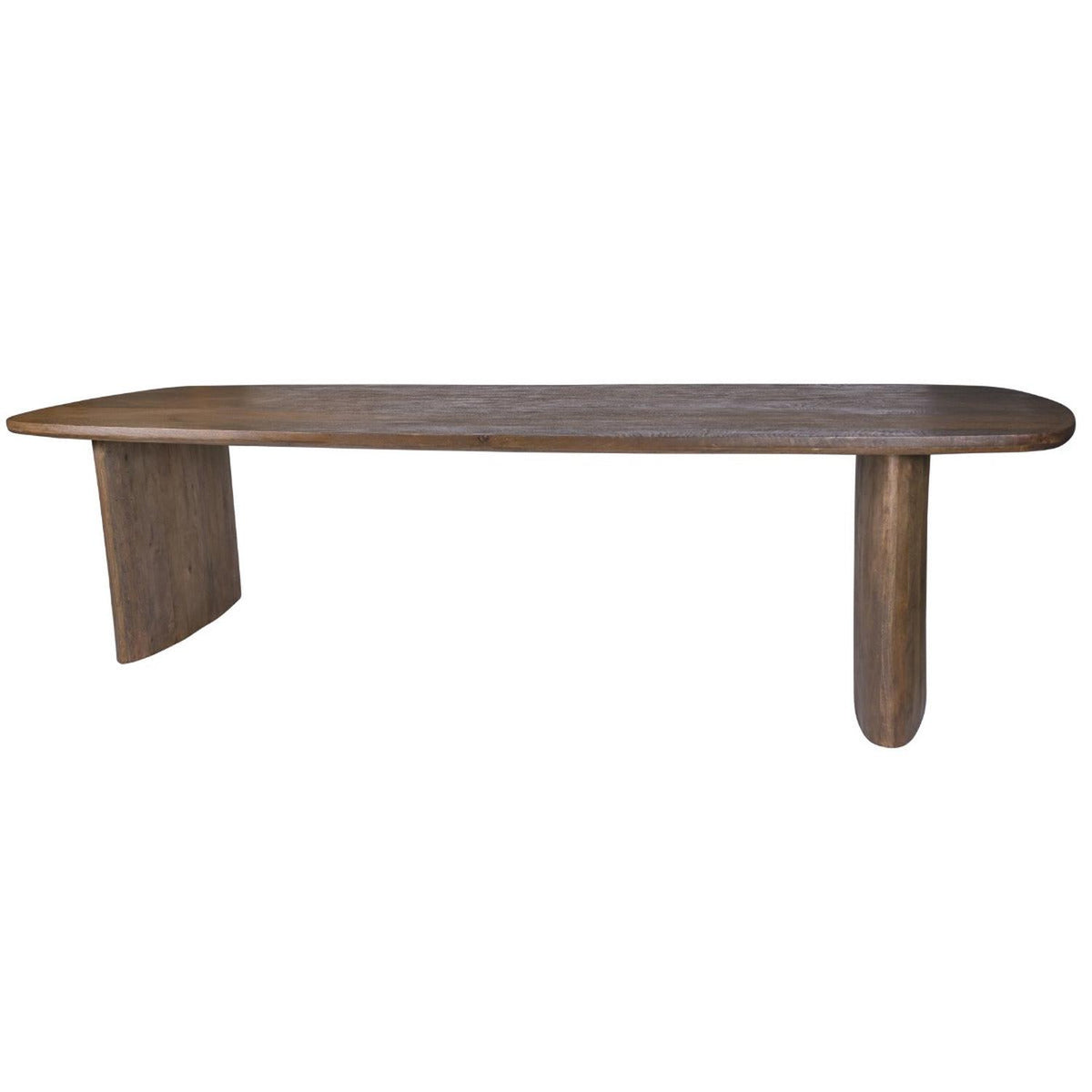 Esstisch Tyler aus Mangoholz 300cm - Dunkelbraun-Esstische Oval-Livingfurn-le canapé