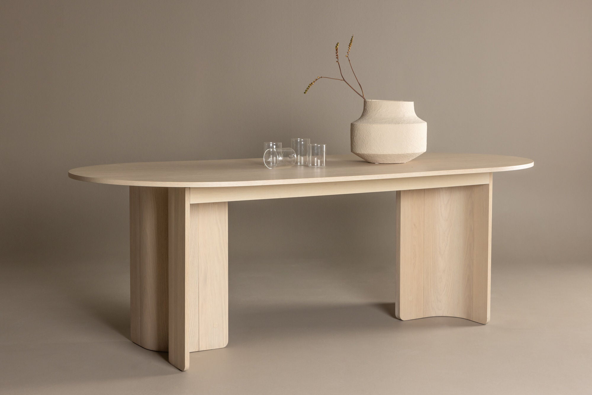 Esstisch Tyresö 220cm - Hellbraun-Esstisch Oval-Vind-le canapé