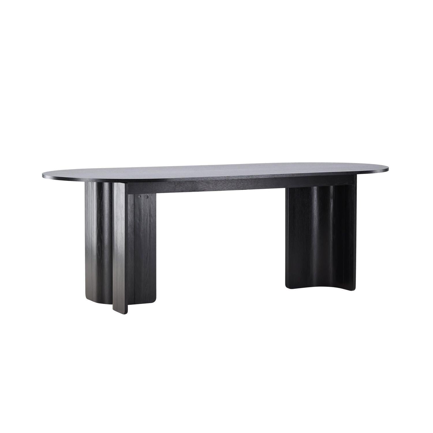 Esstisch Tyresö 220cm - Schwarz-Esstische Oval-Vind-le canapé