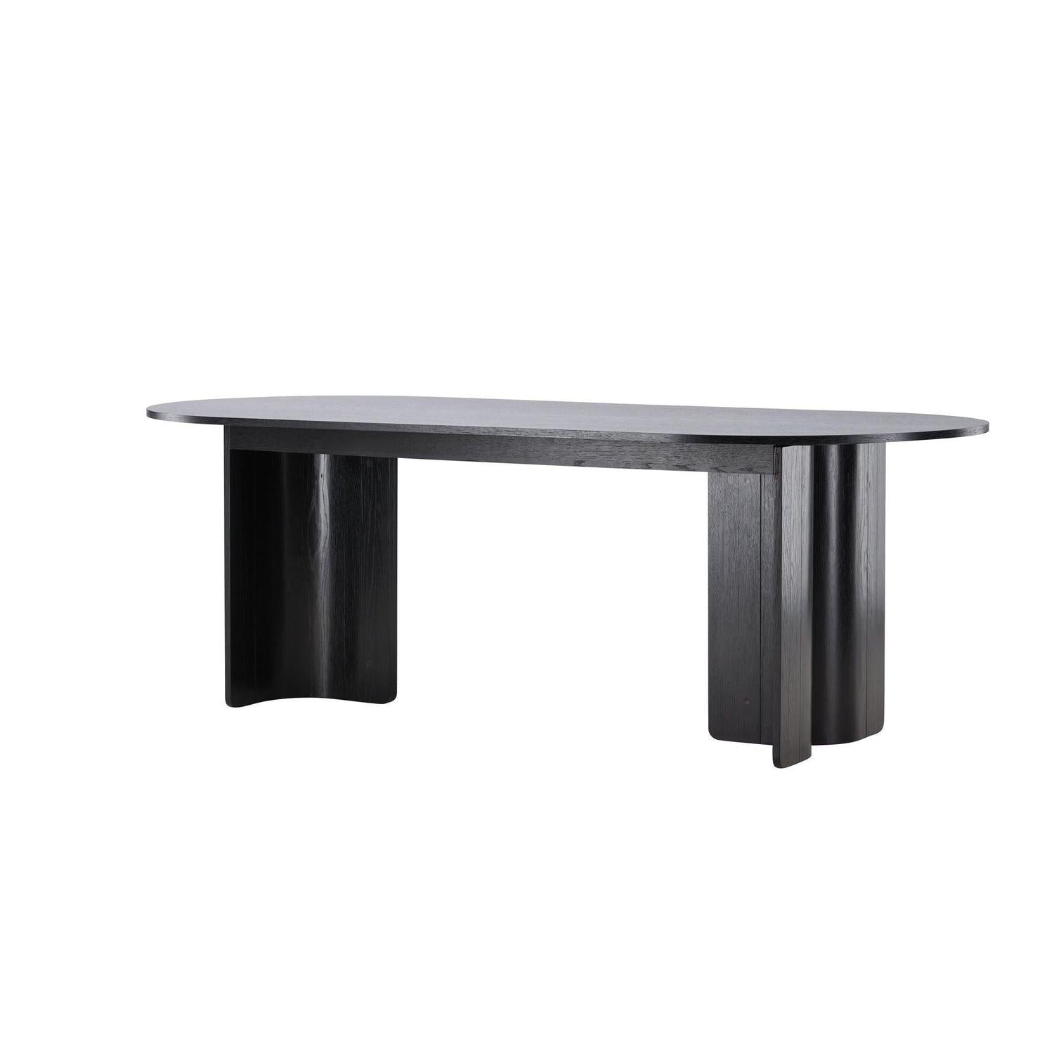 Esstisch Tyresö 220cm - Schwarz-Esstische Oval-Vind-le canapé