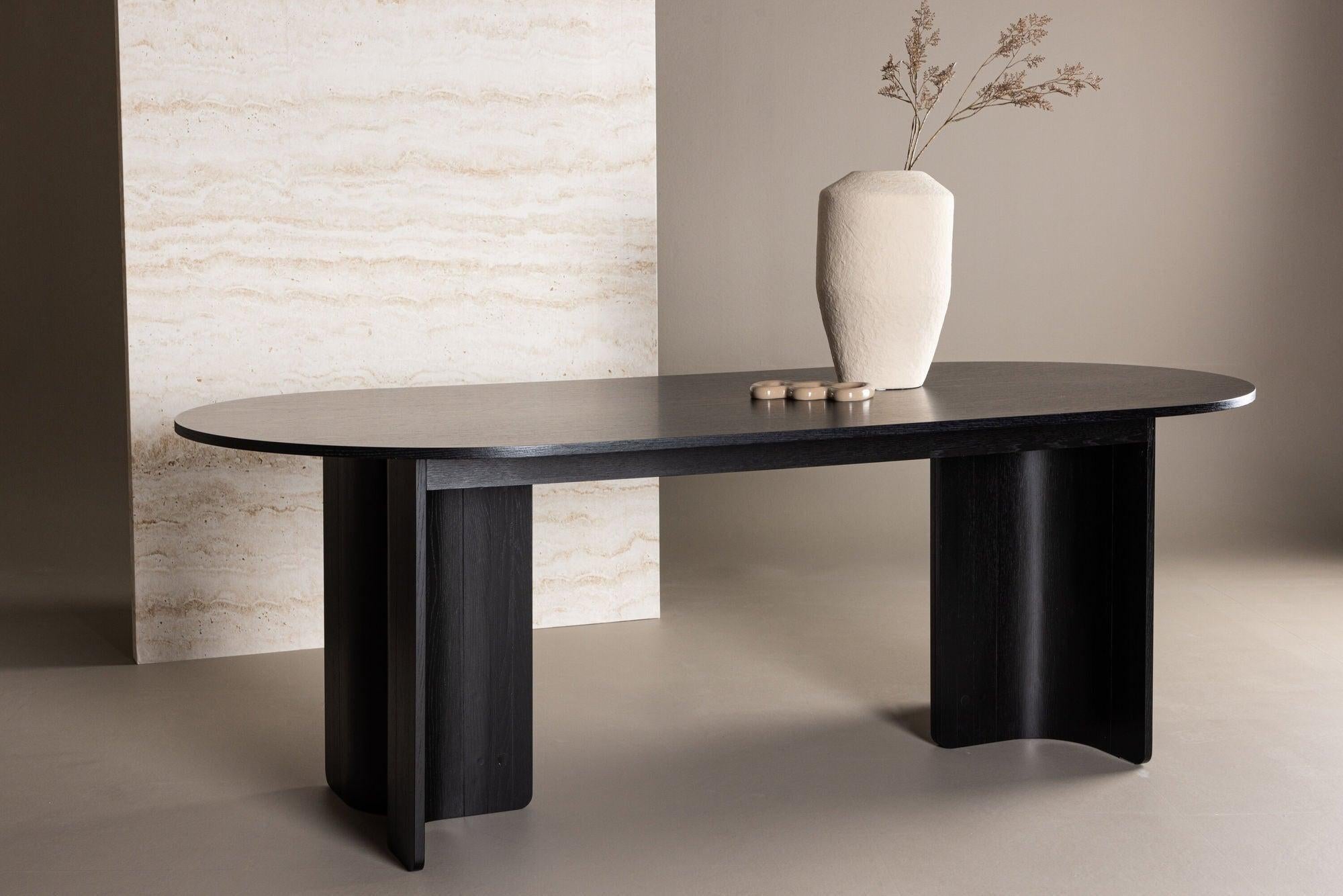 Esstisch Tyresö 220cm - Schwarz-Esstische Oval-Vind-le canapé