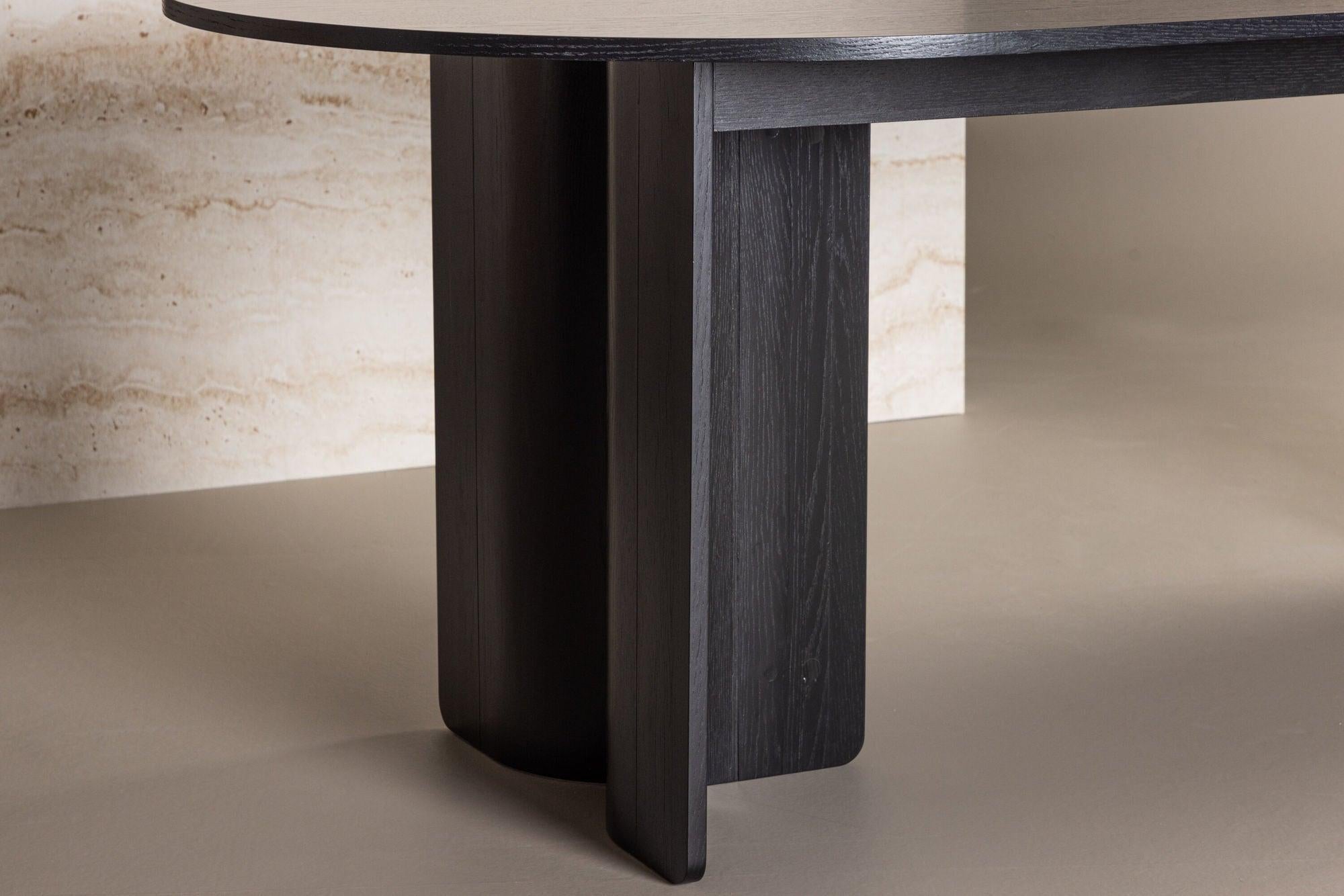 Esstisch Tyresö 220cm - Schwarz-Esstische Oval-Vind-le canapé