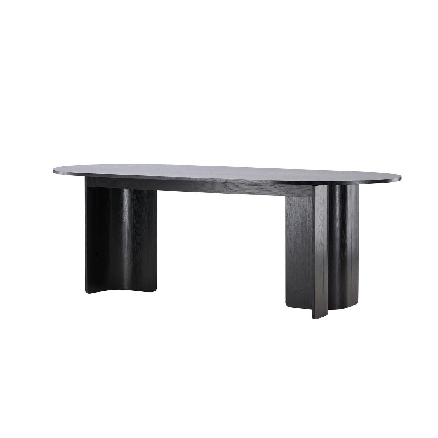 Esstisch Tyresö 220cm - Schwarz-Esstische Oval-Vind-le canapé