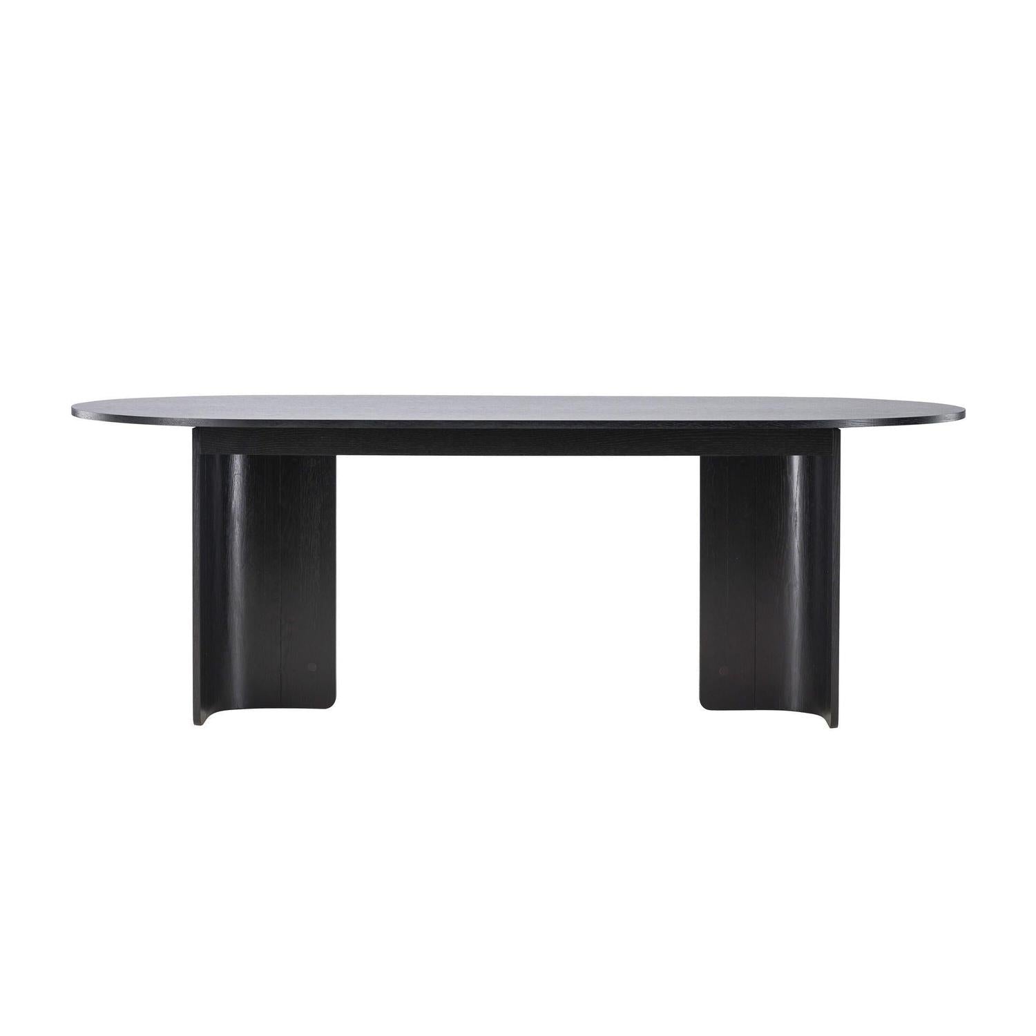 Esstisch Tyresö 220cm - Schwarz-Esstische Oval-Vind-le canapé
