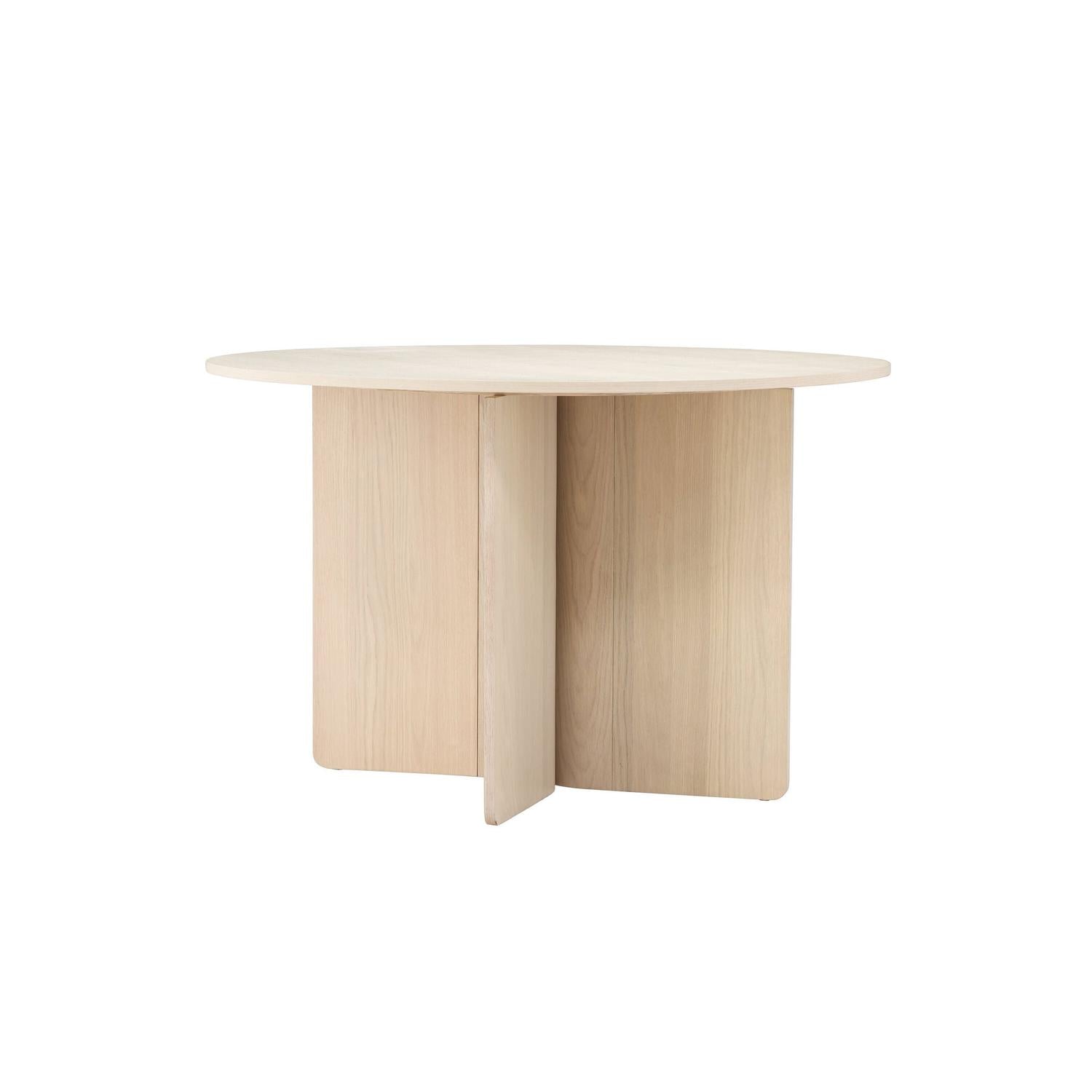 Vind Tyresö Dining Table ø120 - Whitewash /-Vind-le canapé