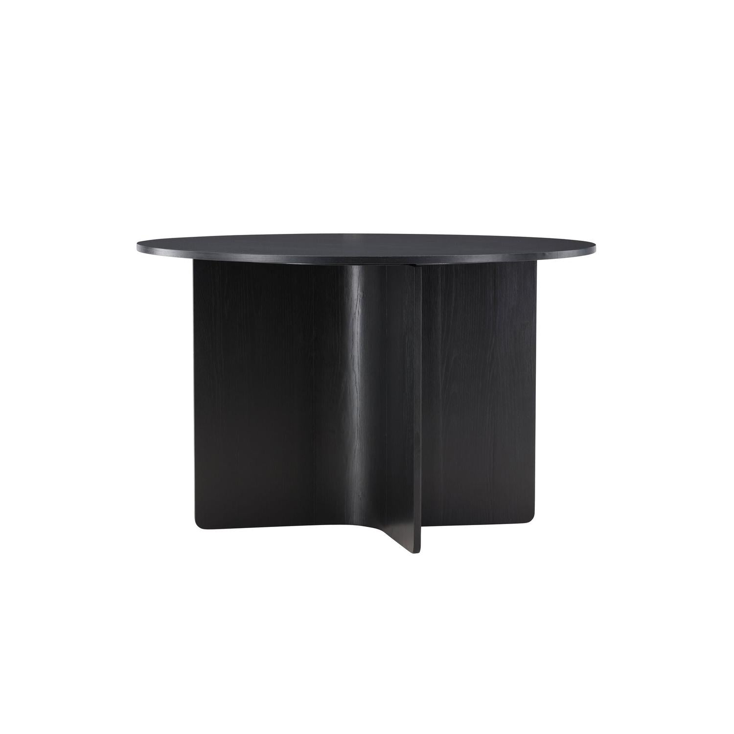 Vind Tyresö Dining Table ø120 - Black /-Vind-le canapé