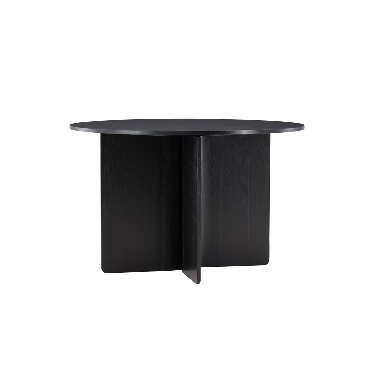 Vind Tyresö Dining Table ø120 - Black /-Vind-le canapé