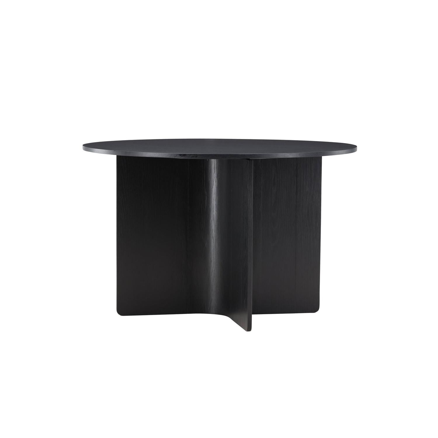 Vind Tyresö Dining Table ø120 - Black /-Vind-le canapé