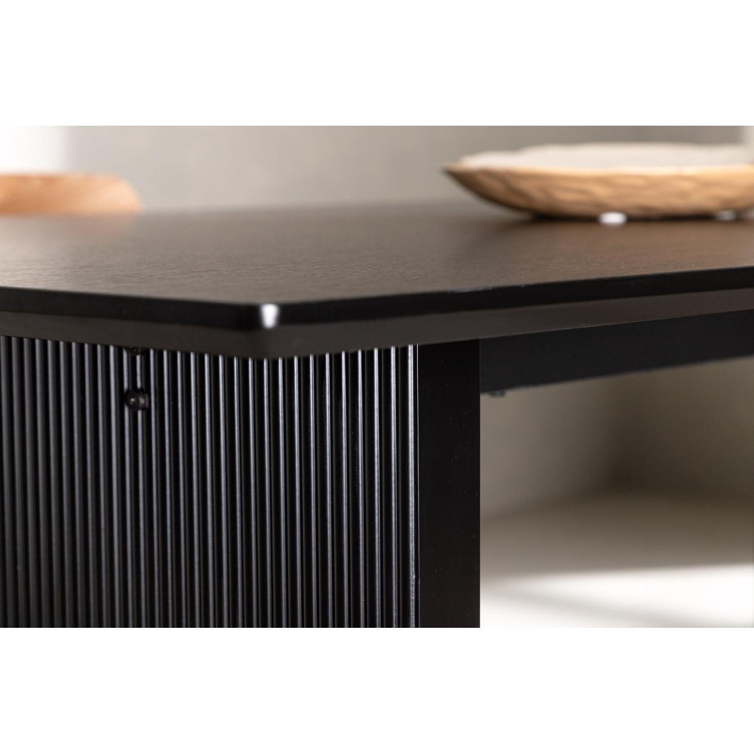 Esstisch Vail Rechteckig 200*100cm - Schwarz-Esstisch Rechteckig-Venture Home-le canapé