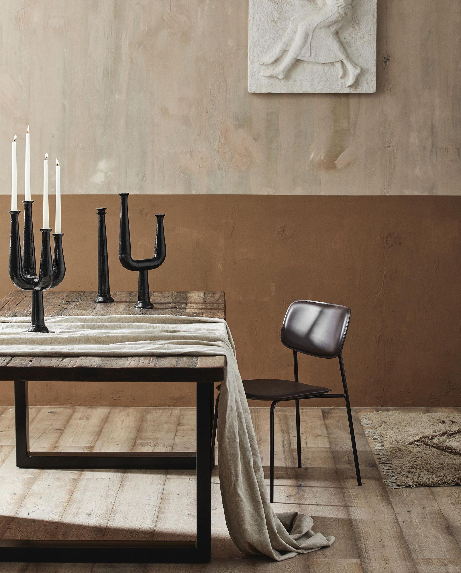 Esstisch VINTAGE 220cm aus recyceltem Holz - Natur-Esstische Rechteckig-Nordal A/S-le canapé