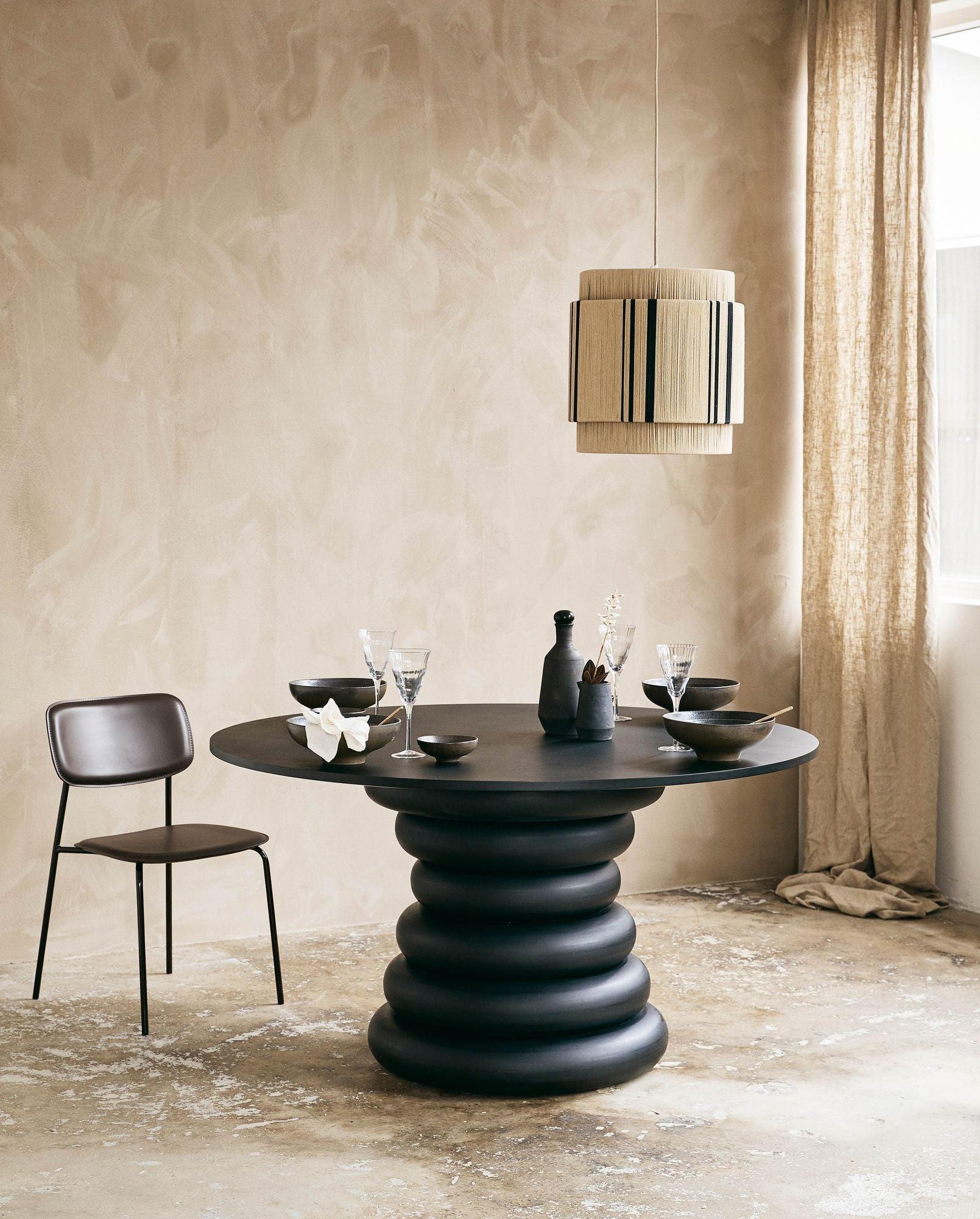 Esstisch YALU Ø140cm – Schwarz-Esstisch Rund-Nordal A/S-le canapé