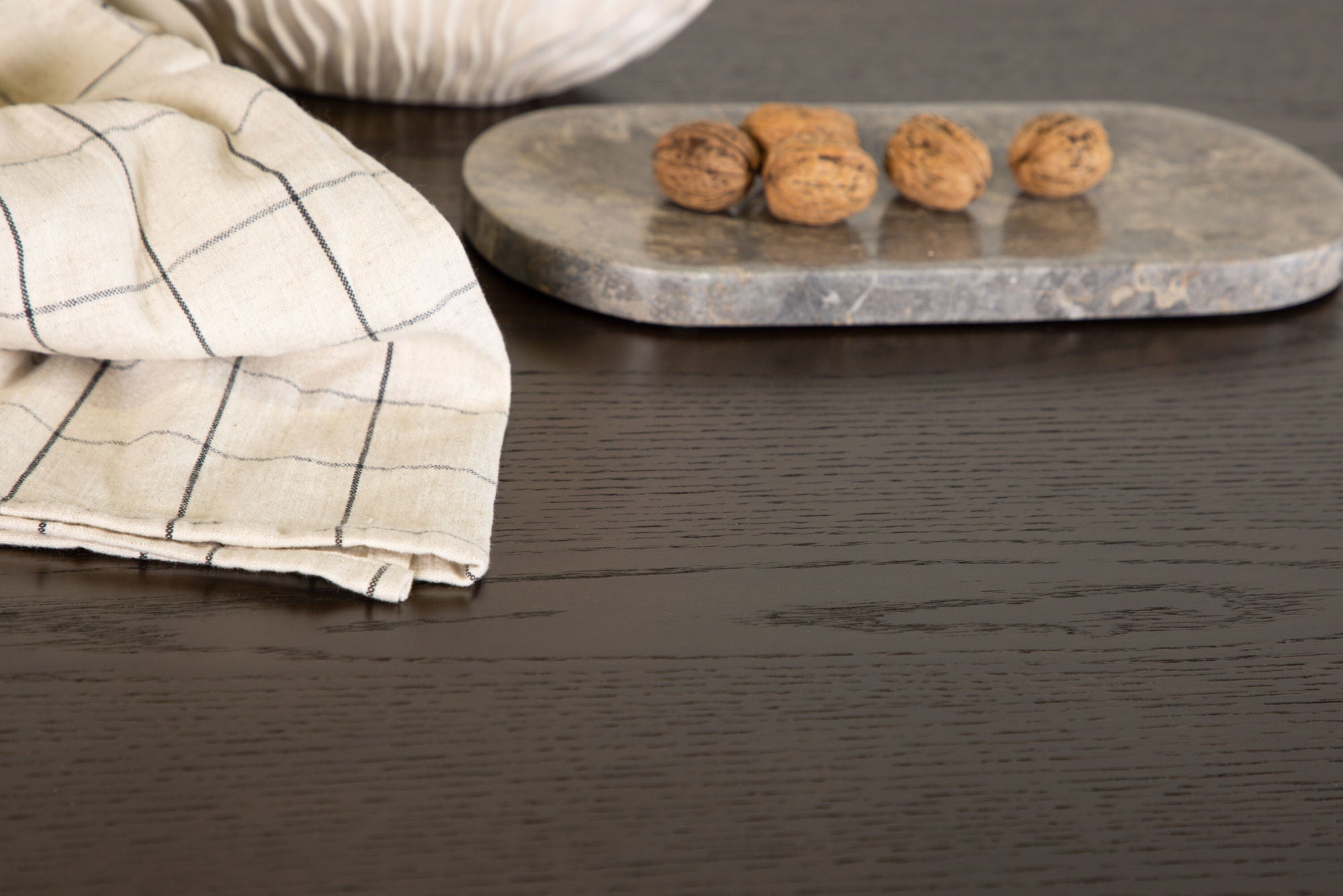 Esstisch Ystad 220cm mit Stahlgestell - Mokka/Schwarz-Esstisch Rechteckig-Venture Home-le canapé