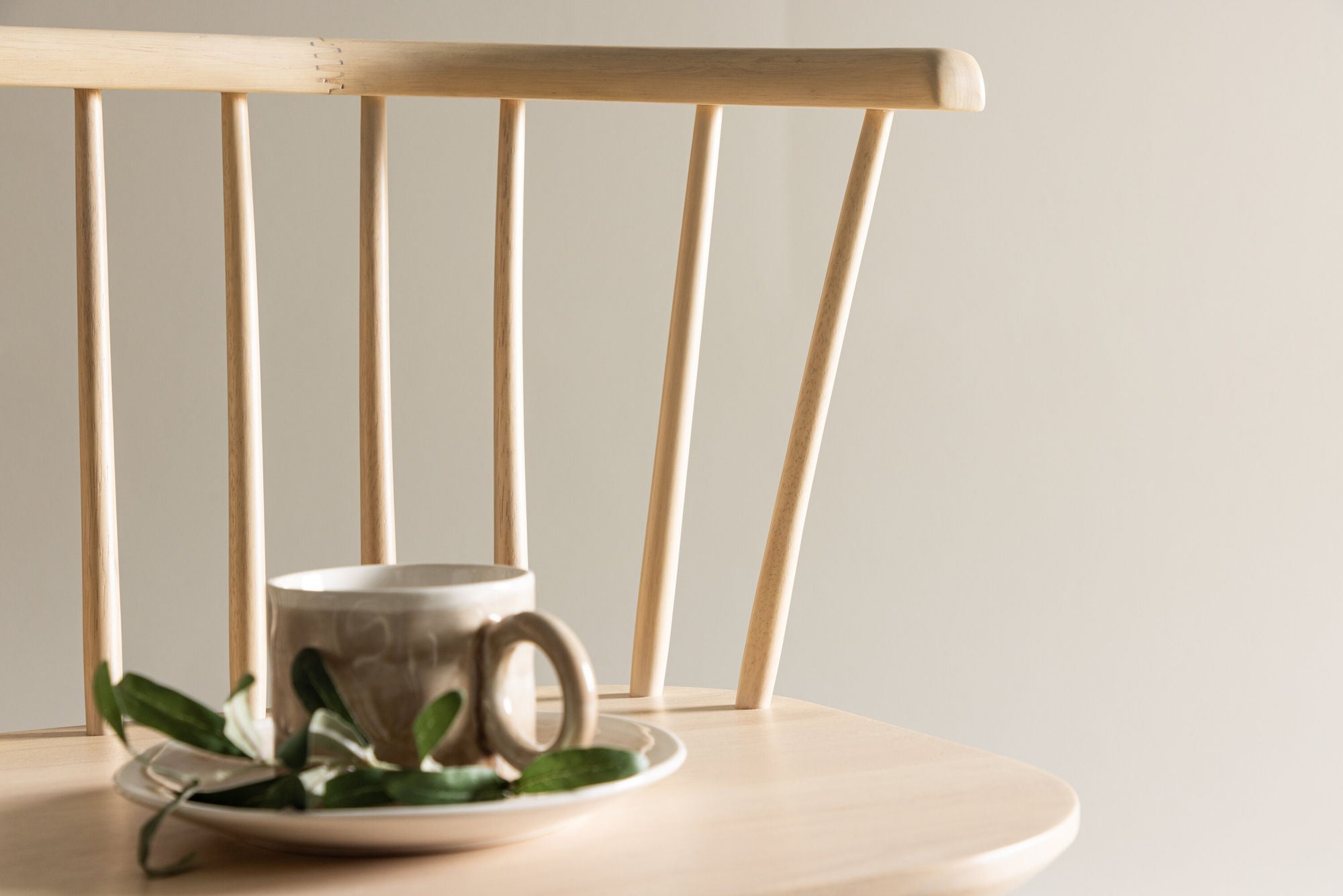 Esszimmerbank Bobby aus Gummibaumholz - Cremeweiß-Bänke-Venture Home-le canapé