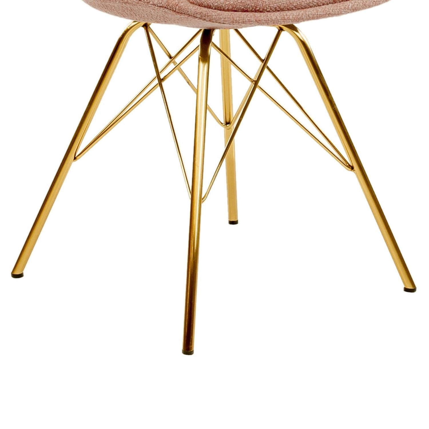 Esszimmerstuhl Jens - Rosa-Esszimmerstühle-Kick Collection-le canapé