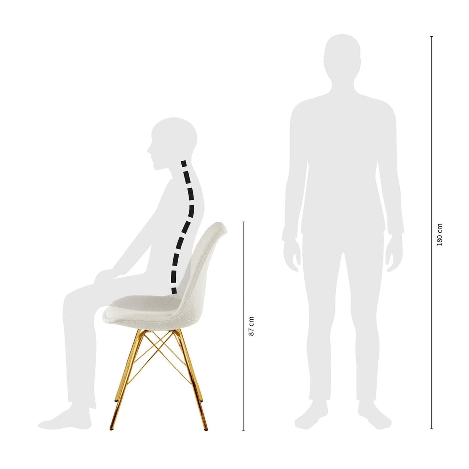 Esszimmerstuhl Jens - Weiß-Esszimmerstühle-Kick Collection-le canapé