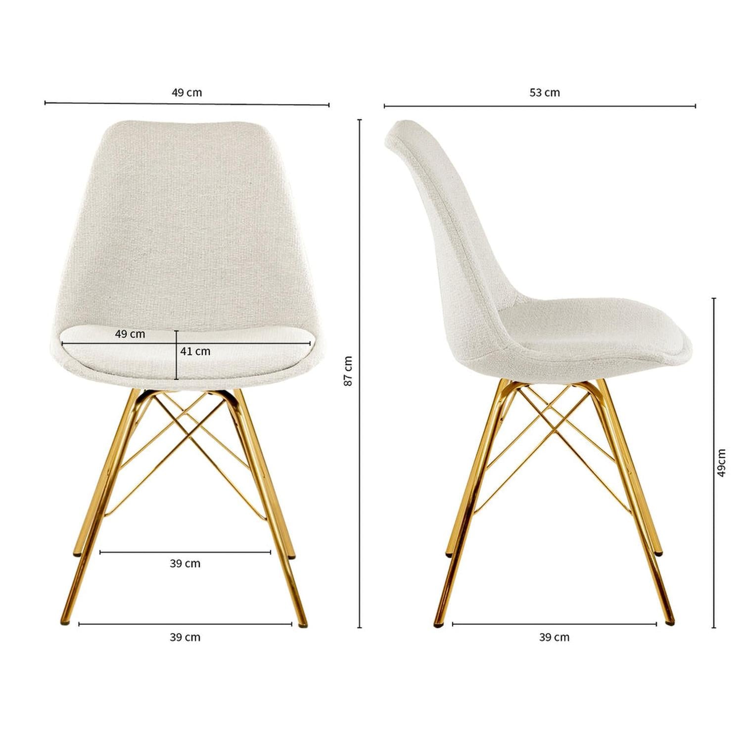 Esszimmerstuhl Jens - Weiß-Esszimmerstühle-Kick Collection-le canapé