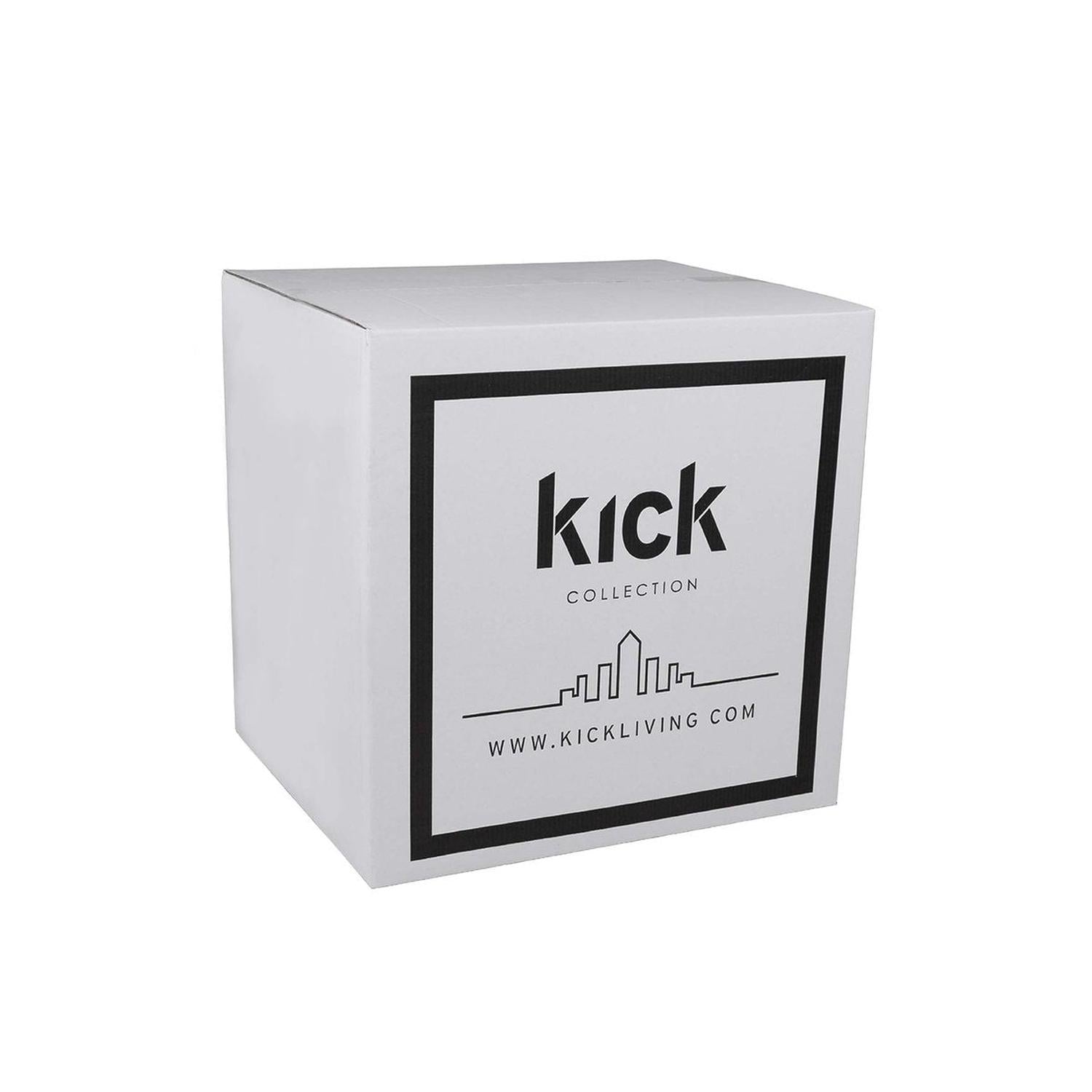 Esszimmerstuhl Lenn aus Samt - Dunkelgrün-Esszimmerstühle-Kick Collection-le canapé