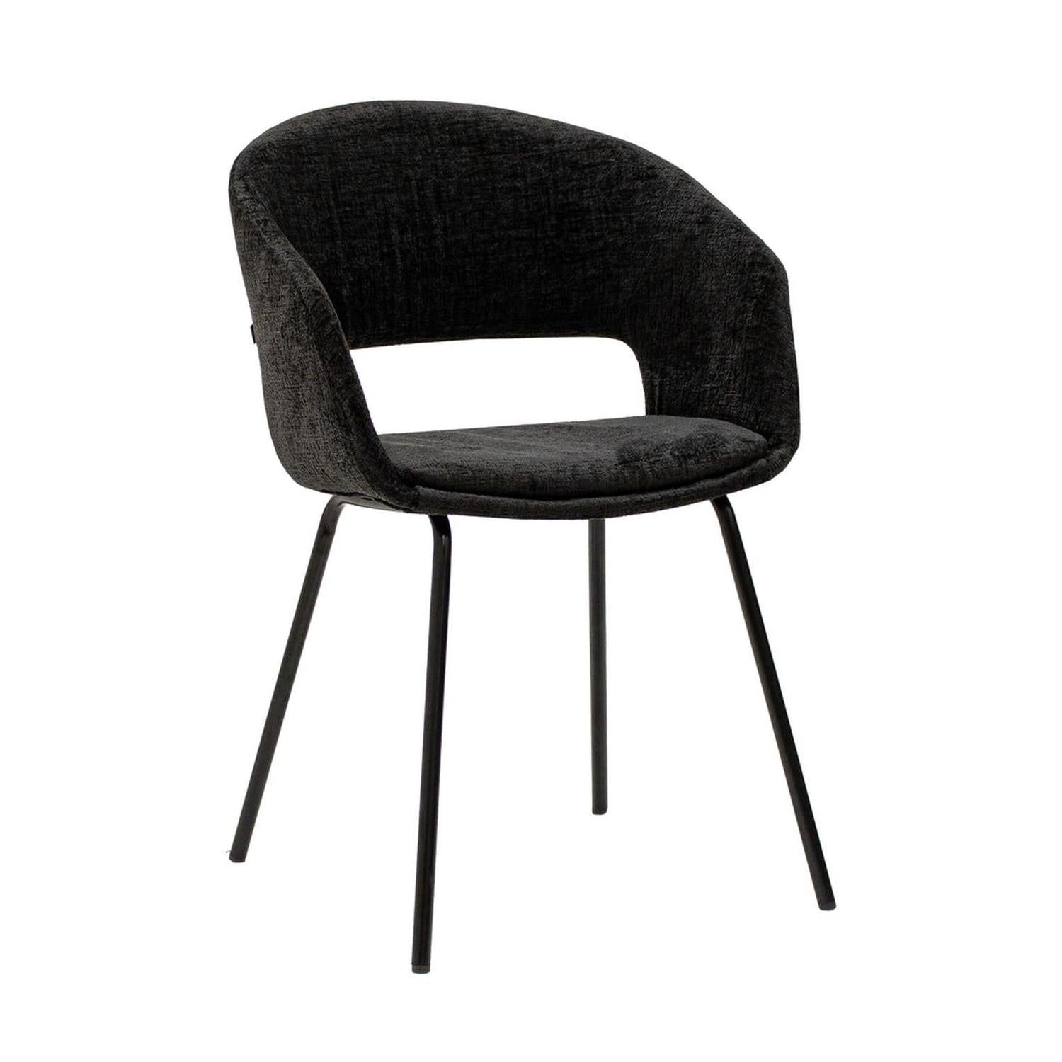 Esszimmerstuhl Mette - Schwarz-Esszimmerstuhl-Kick Collection-le canapé